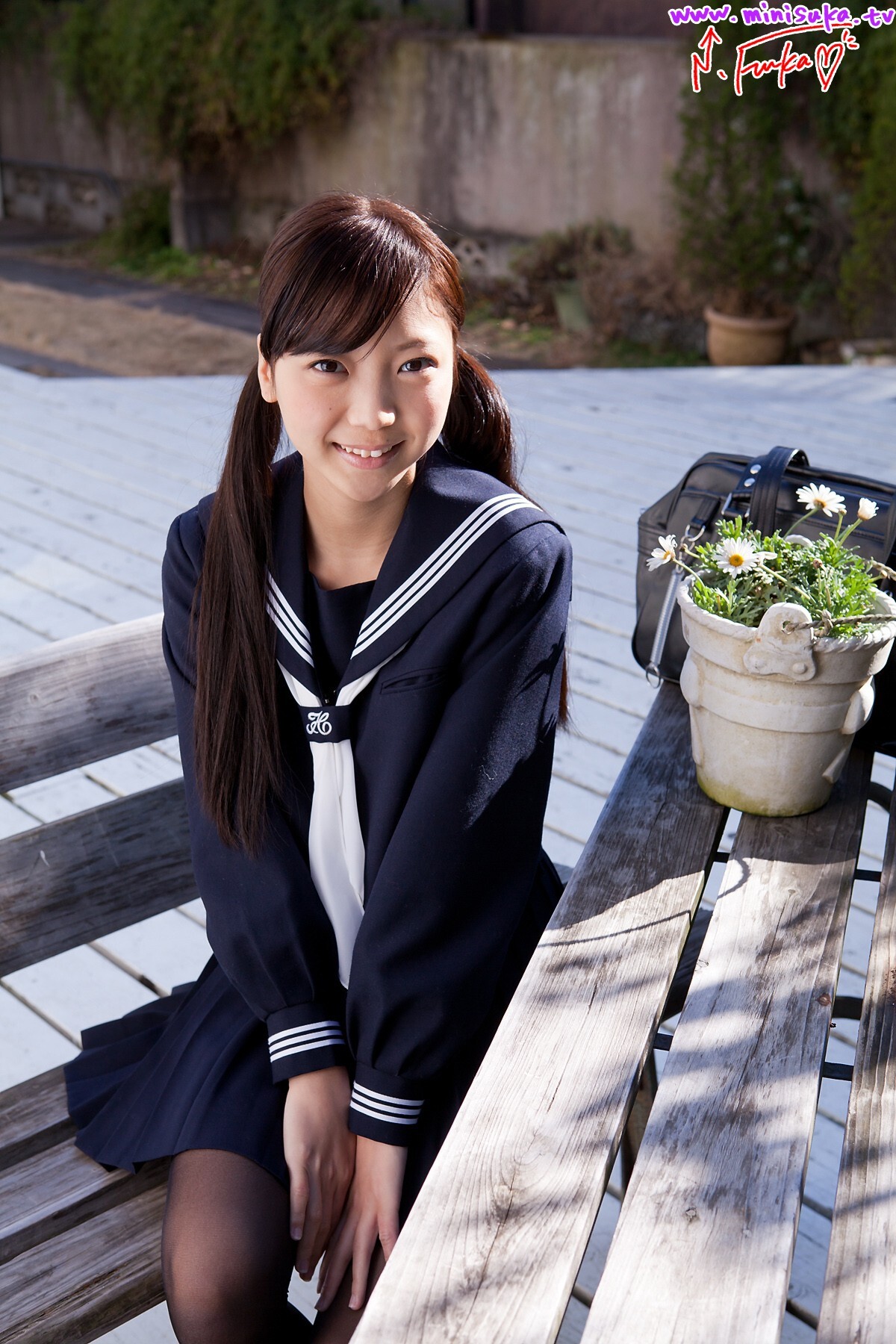 [Minisuka.tv]  西浜ふうか Fuuka Nishihama 美女校服诱惑